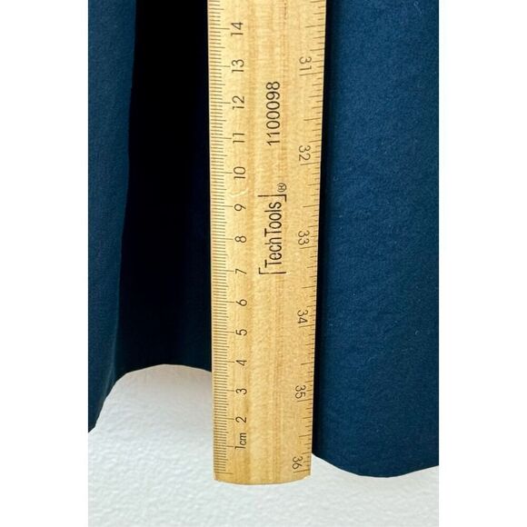 NWOT J.Crew One Shoulder Dark Blue Silk Blend Lined Cocktail Dress With Pockets - Picture 7 of 9